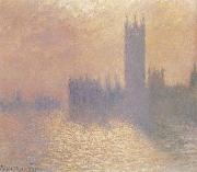 Houses of Parliament,London,Stormy Sky Claude Monet